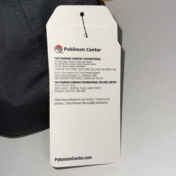 Pokemon Center Yamper Twill-Brim Dad Hat Buckle Closure One Size Adult Cap New - Picture 9 of 11